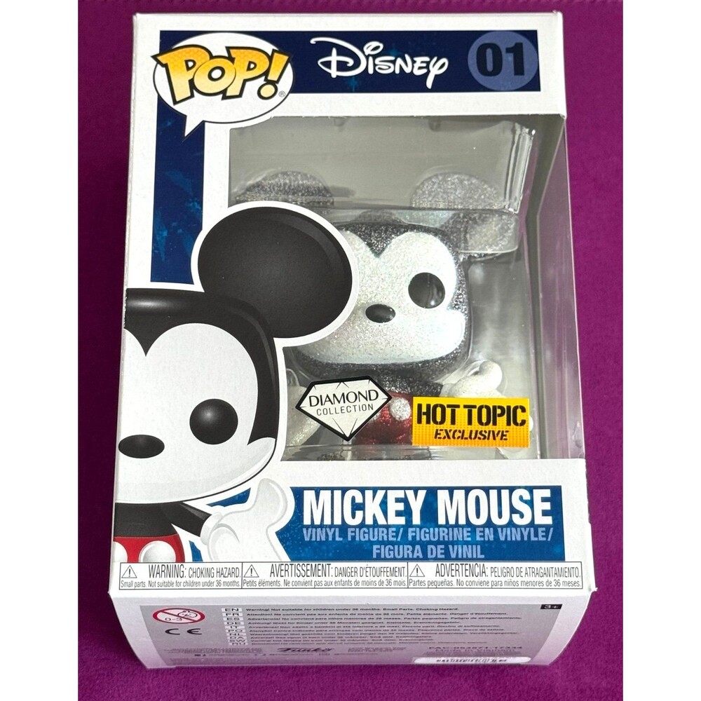 Funko Pop! Vinyl: Disney - Mickey Mouse #01 Diamond Hot Topic (Exclusive)
